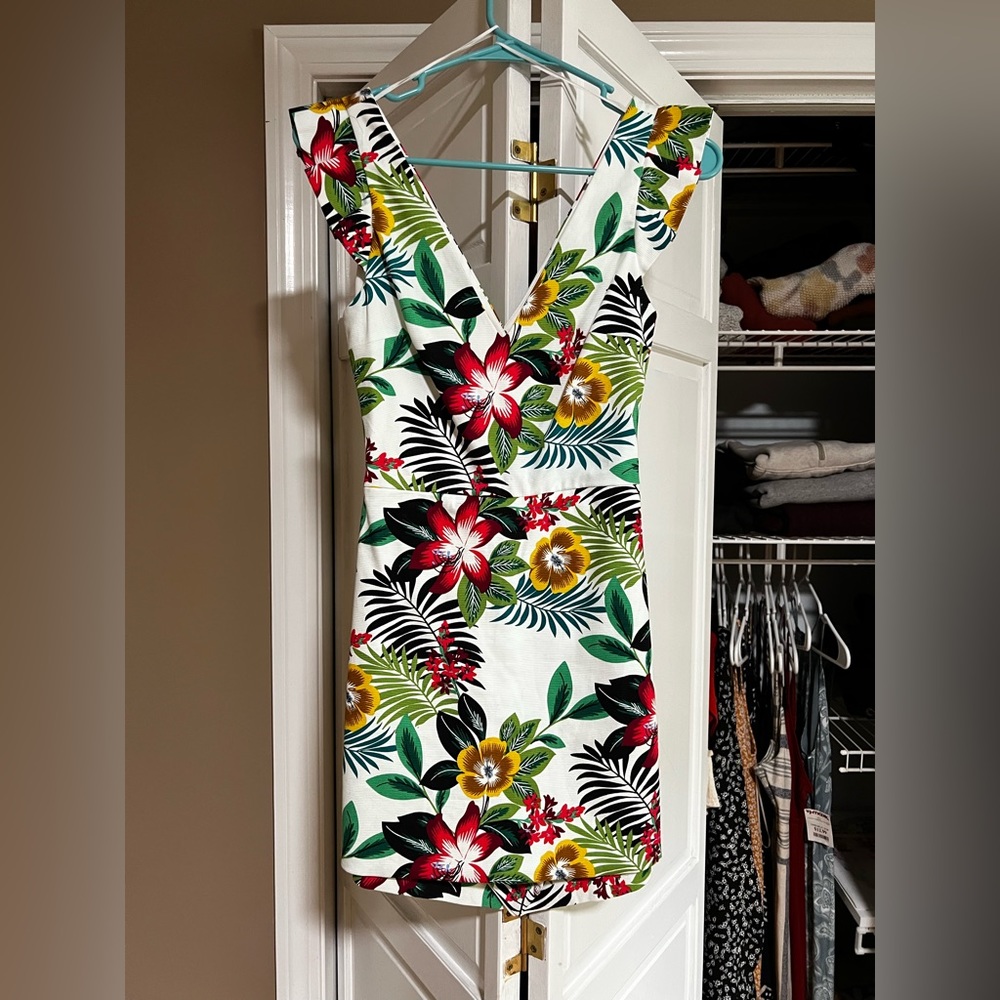 Zara Tropical Floral Romper